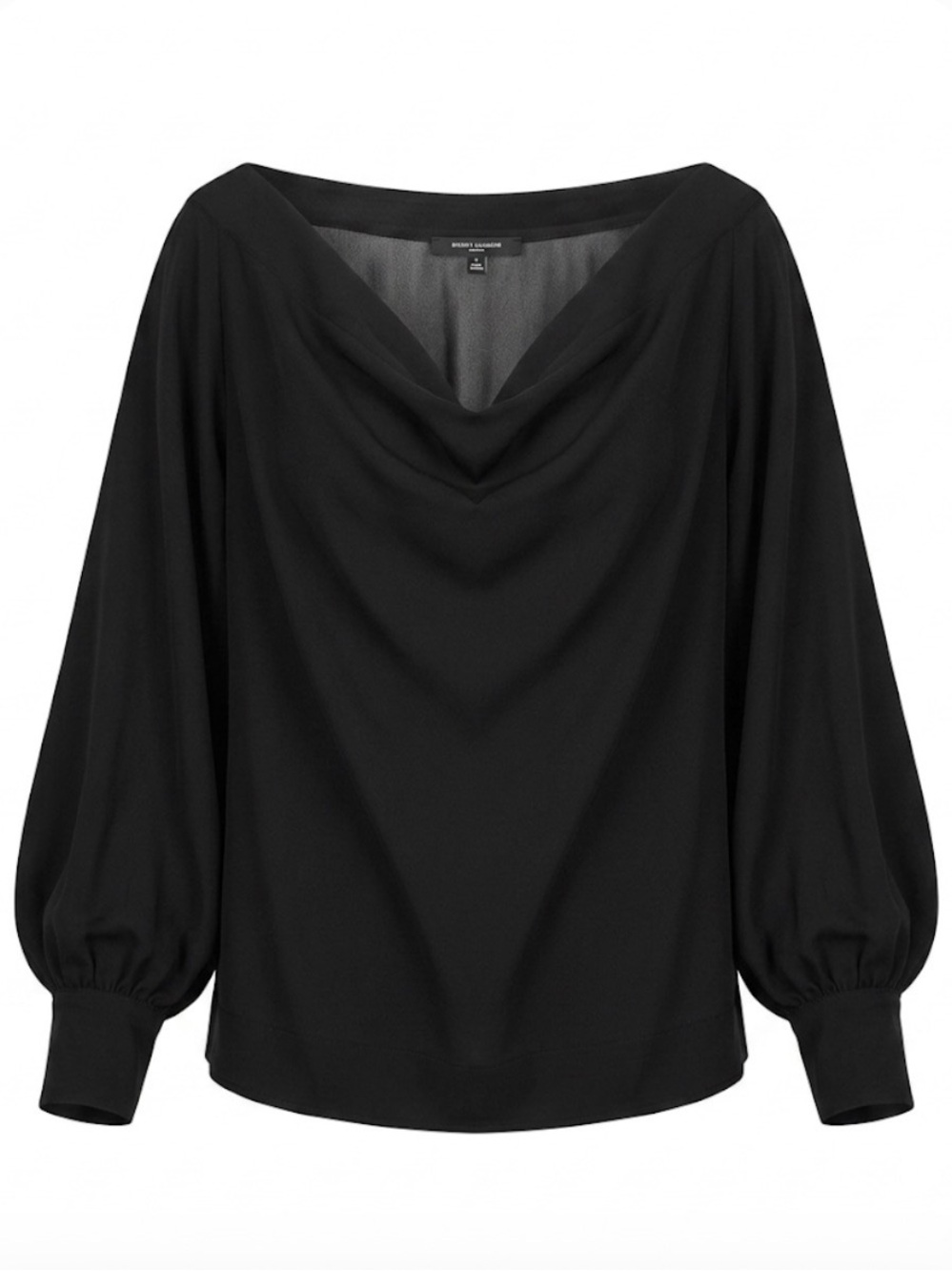 COLDESINA Off-Shoulder Balloon Sleeve Top, Women’s L, Black